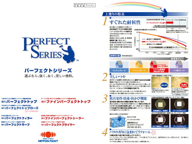 シリコングレードを超える塗料のパーフェクトトップ（外壁塗料）